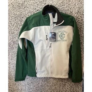 Elyria Catholic Panthers Unisex Softshell Jacket Green Size S